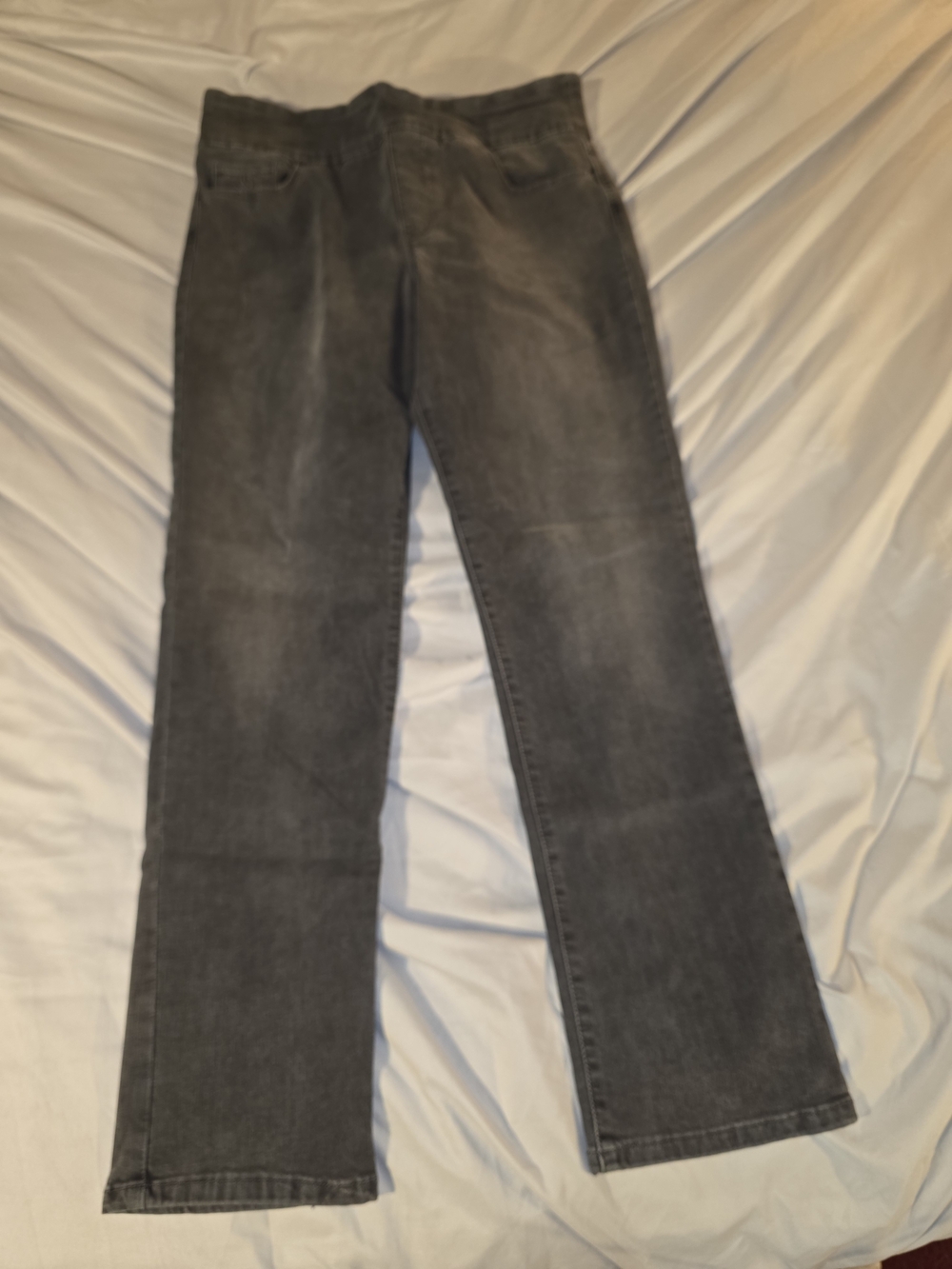 Gloria Vanderbilt Straight-Leg Gray Women's Jeans